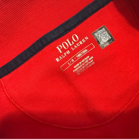 Polo Ralph Lauren Brushed Fleece Mockneck Pullover size L - Picture 4 of 5